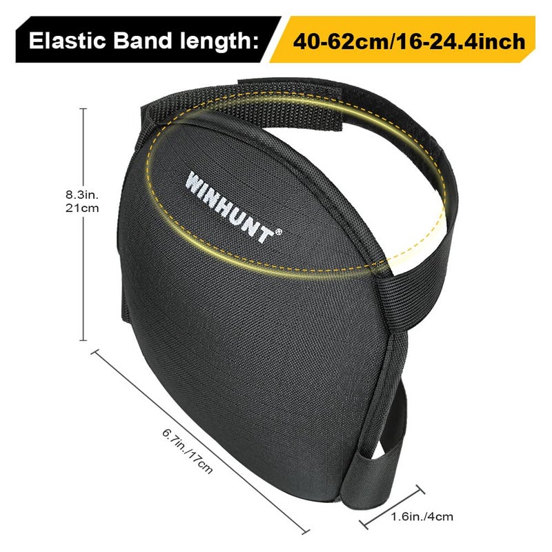 WINHUNT Professional Gel Knee Pads, Work Pads Work for Gardeners, Workers, Sports, with Adjustable Straps - Image 2